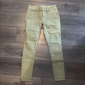 Women's Olive Jeans